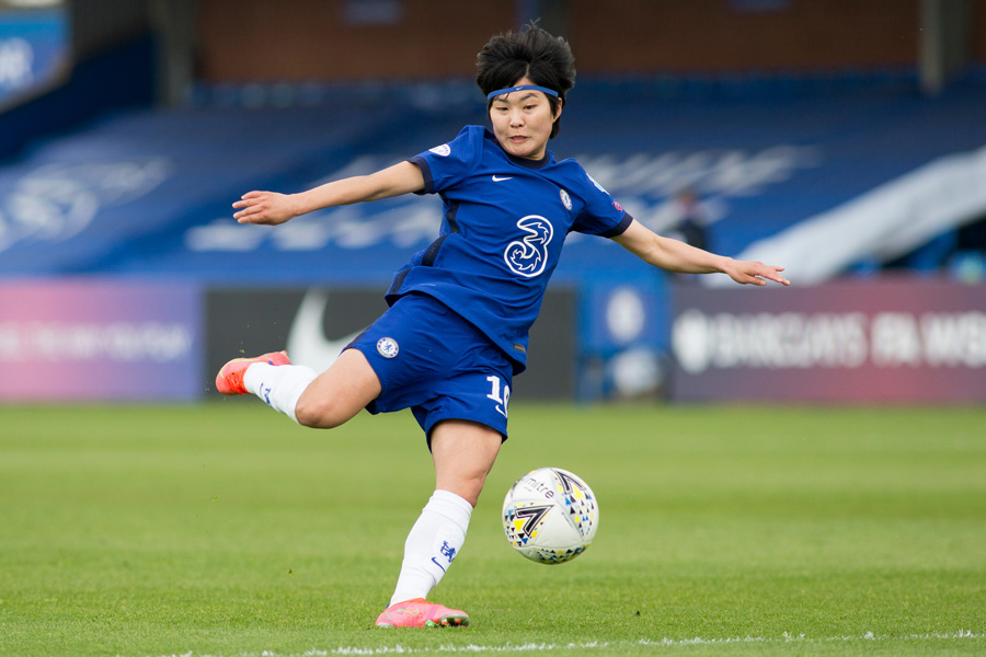  The demographic evolution of the principal women's football leagues (2017-2021)