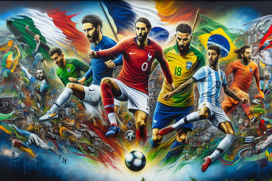 Origins and destinations of football expatriates (2020-2024)